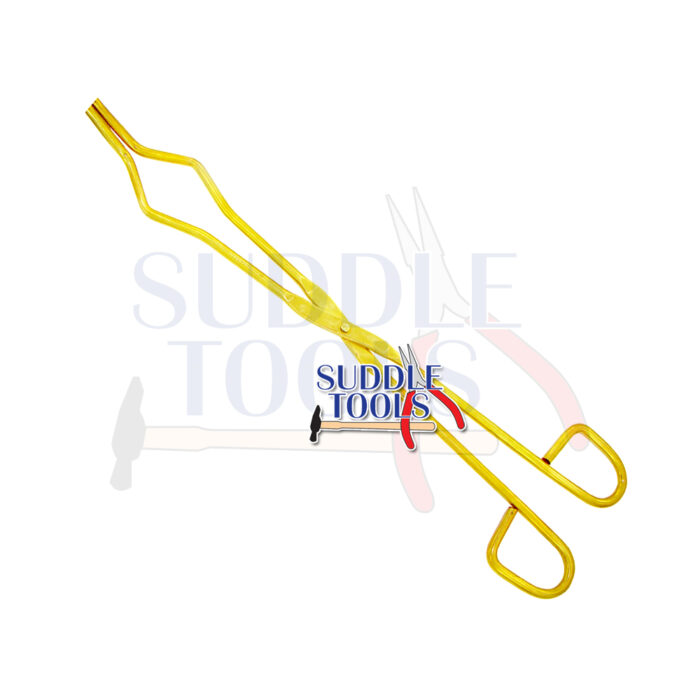 S-357-40 BRASS CRUCIBLE TONGS FORCEPS 40CM