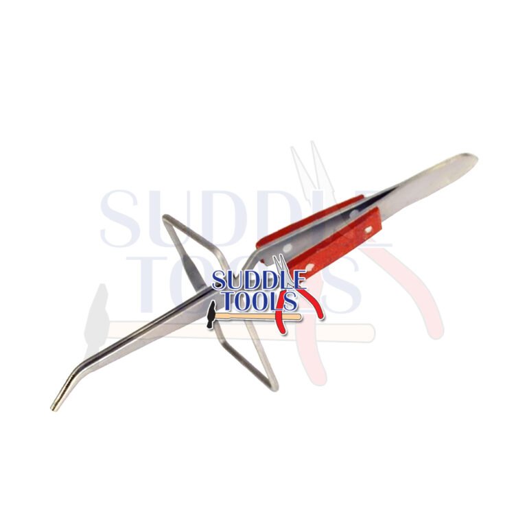 S-575 SOLDERING TWEEZERS BENT WITH STAND