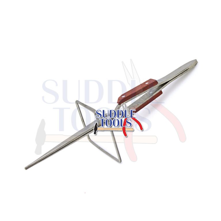 S-576 SOLDERING TWEEZERS STRAIGHTWITH STAND