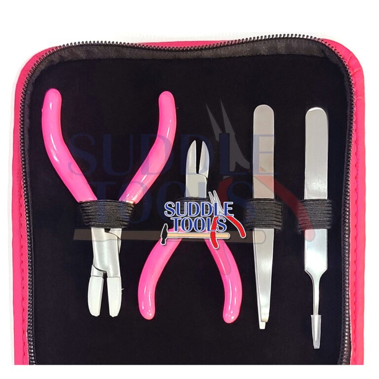 S-608 MINI PLIERS AND TOOLS SET OF 7 PCS PINK 2
