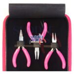 S-608 MINI PLIERS AND TOOLS SET OF 7 PCS PINK 3