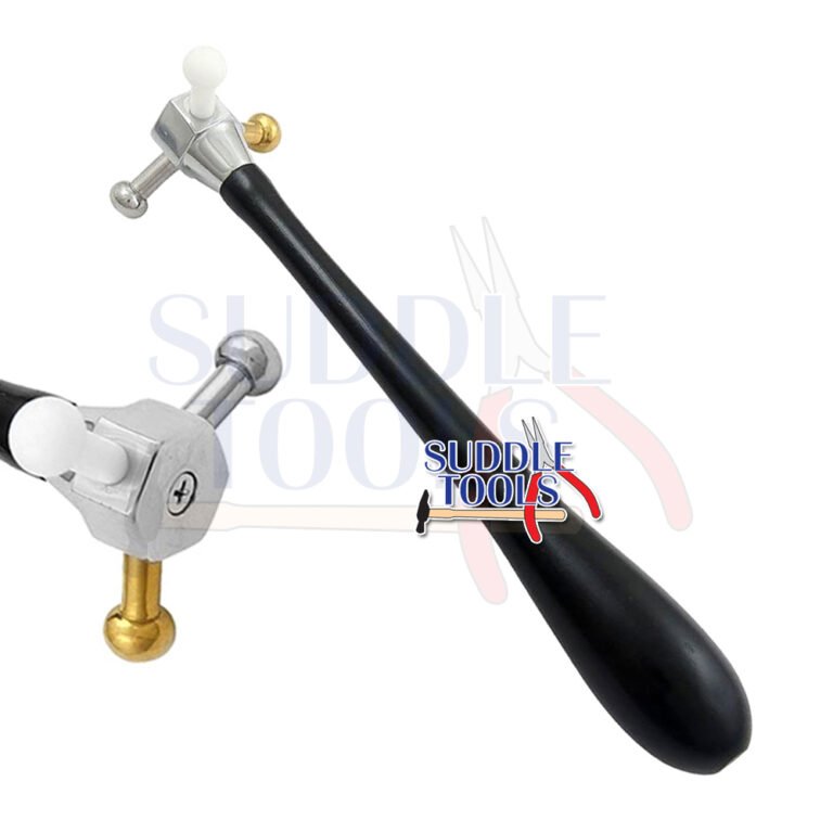 S-461 3-IN-1 BRASS NYLON STEEL HEADS HAMMER