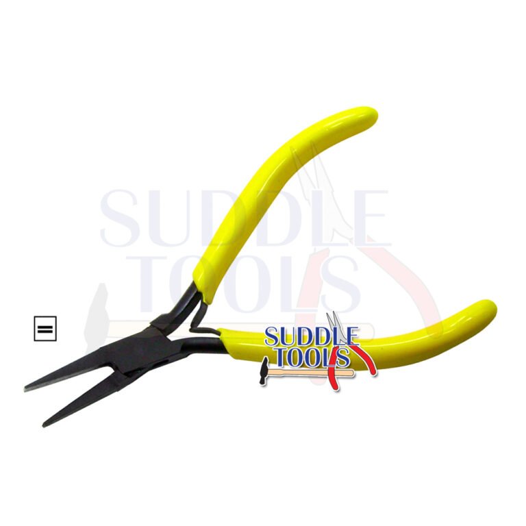 S-202-BK SUPER FINE BLACK FLAT NOSE PLIERS 115MM WITH PVC GRIP