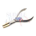 S-631 FLAT NOSE PLIERS BRASS JAWS 140MM 1