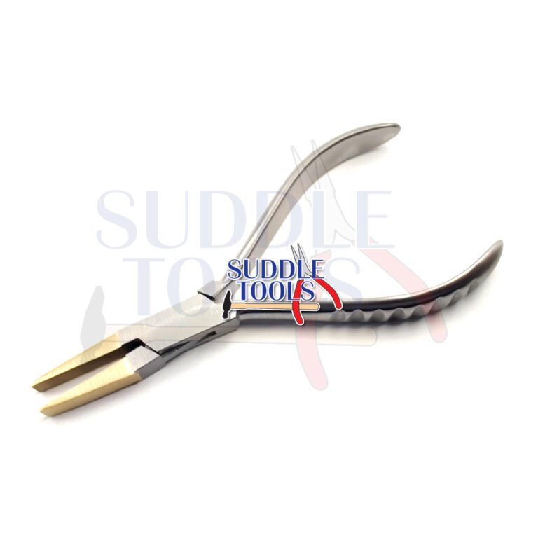S-631 FLAT NOSE PLIERS BRASS JAWS 140MM 1