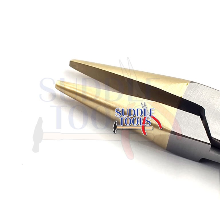 S-632 SNIPE CHAIN NOSE PLIERS BRASS JAWS 140MM 2