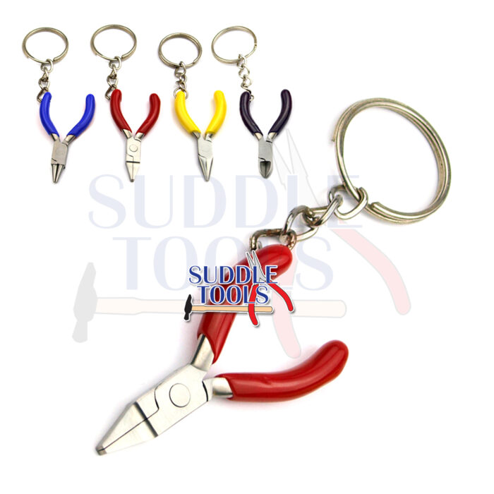 S-201-KR KEYRING SIZE MINIATURE FLAT NOSE PLIERS