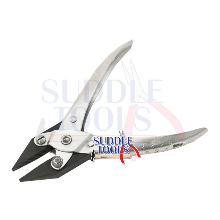 S-285-NSR-PARALLEL-NARROW-FLAT-NOSE-PLIERS-SERRATED-JAWS-140MM