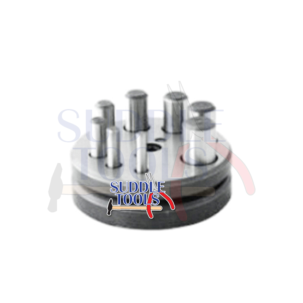 S-676 8 ROUND HOLES DISC CUT DIES S-676-8-ROUND-HOLES-DISC-CUT-DIES
