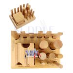 S-763-14-PCS-FORMING-DAPPING-PUNCH-SET-WOODEN